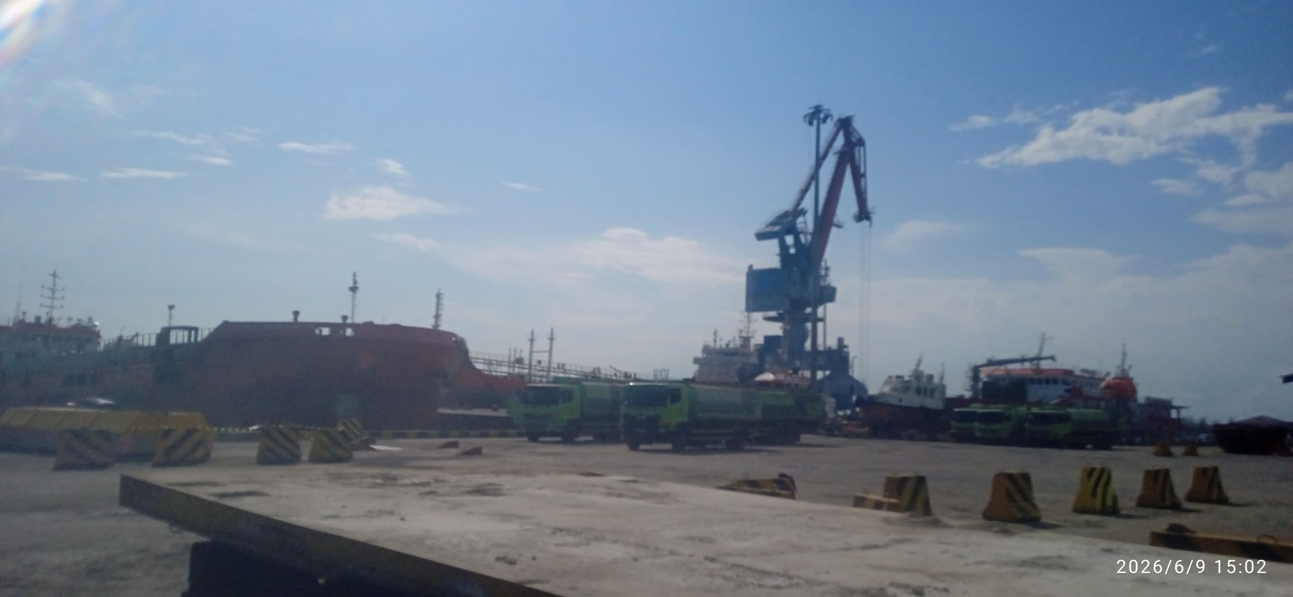 PTP Nonpetikemas Cab. Bengkulu menghandel general cargo, bag cargo, curah cair dan curah kering. (Foto:newsin@2026).